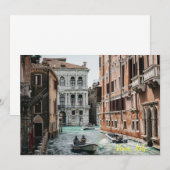 ヴェネツィアボートカナル 招待状 (正面/裏面)