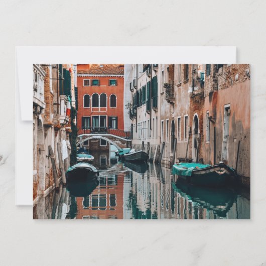 ヴェネツィアボート 招待状 (正面)