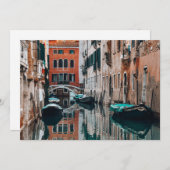 ヴェネツィアボート 招待状 (正面/裏面)