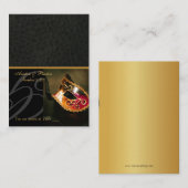 ヴェネツィアマスカレードマスクプレイスカード名刺 プレイスカード (正面/裏面)