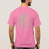 ヴェネツィアライオンヘラルディックアシグマグラフィックデザイン Tシャツ (裏面)
