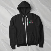 ヴェネツィアリアルトはっきりしたラインズウーメンズフルジップフード付きスウェットシャツ パーカ