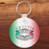 ヴェネツィアリアルトはっきりしたラインズメタル キーホルダー (裏面)