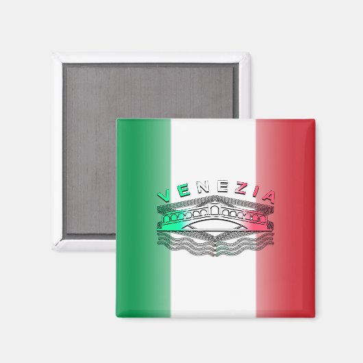 ヴェネツィアリアルトはっきりしたライン マグネット (正面/裏面)