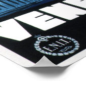 ヴェネツィアリドイタリアホリデートラベルイタリアンヴィンテージ ポスター (角)