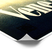 ヴェネツィアリドヴェネツィアヴィンテージイタリア旅行ポスター ポスター (角)