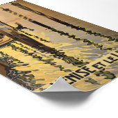 ヴェネツィアルリドゴンドラデッキビンテージ旅行アート ポスター