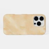 ヴェネツィアンプラスターウォームクリームわびさびミニマリスト iPhoneケース (裏面横)