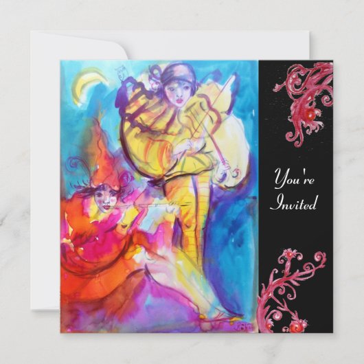 ヴェネツィアンマスカレード / ミュージカルノクターン 招待状 (正面)