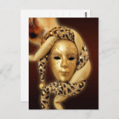 ヴェネツィアンマスクのポストカード ポストカード (正面/裏面)