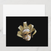 ヴェネツィアンマスクの招待状 招待状 (正面/裏面)