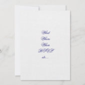 ヴェネツィアン仮装マスク招待状 招待状 (裏面)