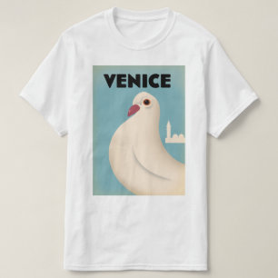 ヴェネツィアヴィンテージスタイル旅行ポスター Tシャツ