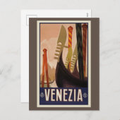 ヴェネツィアヴィンテージトラベル シーズンポストカード (正面/裏面)