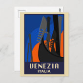 ヴェネツィアヴィンテージ旅行はがき ポストカード (正面/裏面)