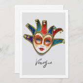 ヴェネツィアヴェネツィアイタリアカーニバルマスク シーズンカード (正面/裏面)