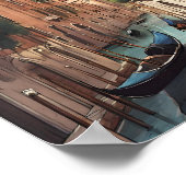 ヴェネツィアヴェネツィアカナライタリアヴェネツィアヴェネツィア旅行 ポスター (角)