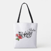 *~*ヴェネツィアヴェネツィアマスクとバライタリアイタリア トートバッグ (裏面)