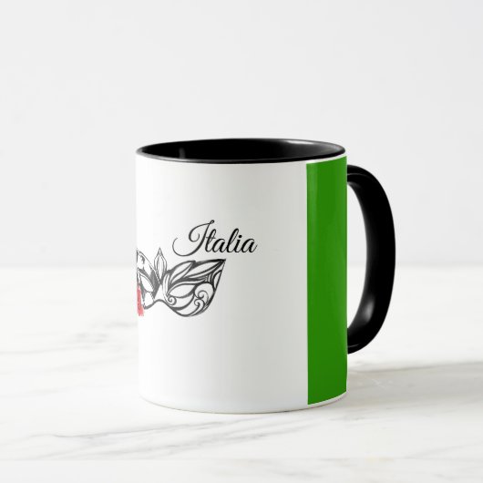 *~*ヴェネツィアヴェネツィアマスクとバライタリアイタリア マグカップ (正面右)