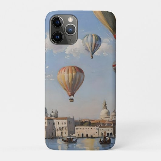 ヴェネツィア上空の気球 油絵 Case-Mate iPhoneケース (裏)