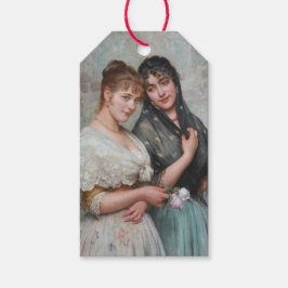 ヴェネツィア人女性2人（イタリア） ギフトタグ