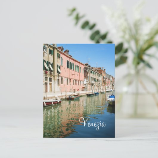 ヴェネツィア住宅はがき ポストカード (スタンド正面)