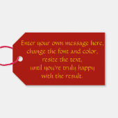 ヴェネツィア共和国国旗 ギフトタグ (裏面横)