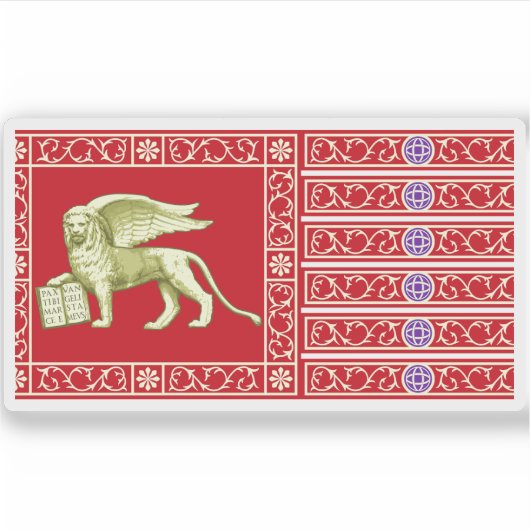 ヴェネツィア共和国国旗（ラセレニシマ） シール (正面)