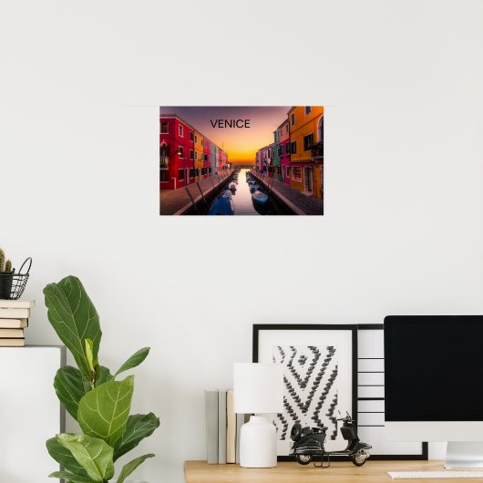 ヴェネツィア夏 ポスター (ホームオフィス)