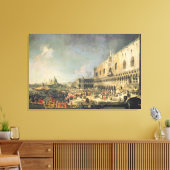ヴェネツィア大使フランスのの披露宴 キャンバスプリント (インサイチュ (リビング))