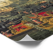 ヴェネツィア大使フランスのの披露宴 ポスター (角)