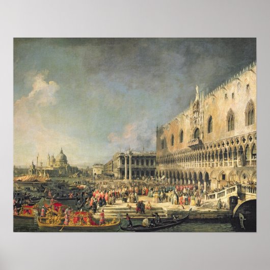 ヴェネツィア大使フランスのの披露宴 ポスター (正面)