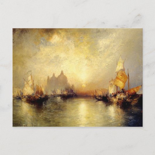ヴェネツィア大運河への入り口 ポストカード (正面)