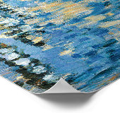 ヴェネツィア大運河by Manet - Poster ポスター (角)