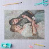 ヴェネツィア女子イタリアン2人 薄葉紙 (クラフト)