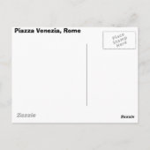 ヴェネツィア広場の夜 ポストカード (裏面)