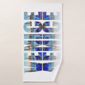 ヴェネツィア文字（反射） バスタオル (バスタオル)