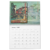 ヴェネツィア暦の風景 カレンダー (1月 2027)