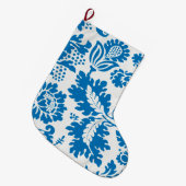 ヴェネツィア様式（ウィリアム・モリス著） ラージクリスマスストッキング (正面 (吊り時))