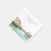 ヴェネツィア結婚イタリア紙カクテルナプキン スタンダードカクテルナプキン (角)