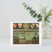 ヴェネツィア織物組合の紋章(パネル) ポストカード (スタンド正面)