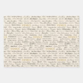 ヴェネツィア観光スポットのギフトラップ – 3枚 ラッピングペーパーシート (正面)