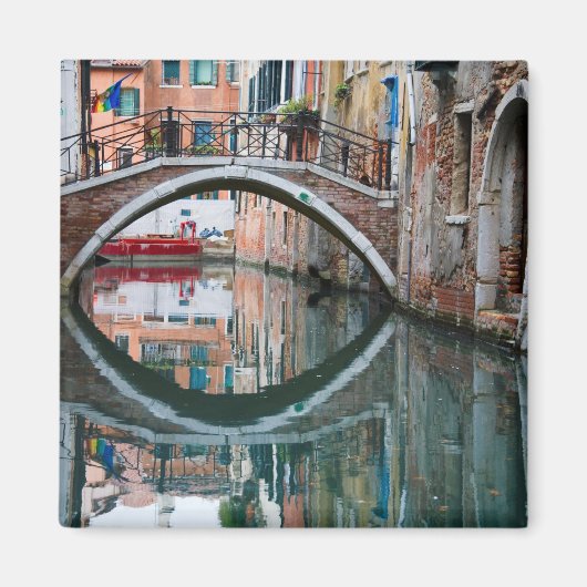 ヴェネツィア運河の橋 マグネット (正面)