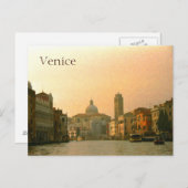 ヴェネツィア運河はがき ポストカード (正面/裏面)