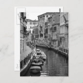 ヴェネツィア運河はがき ポストカード (正面/裏面)