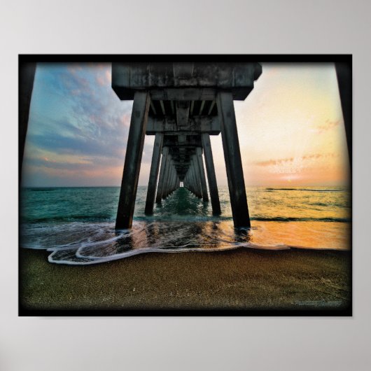 ヴェネツィア魚釣りピア ポスター (正面)