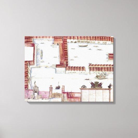 ヴェネツィア：アルセナーレ キャンバスプリント (正面)