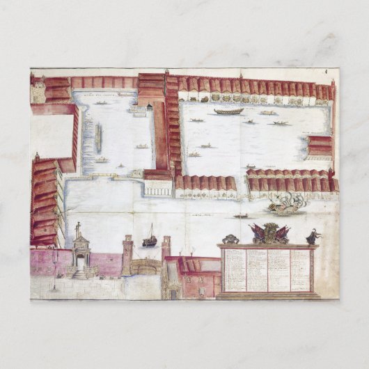 ヴェネツィア:アルセナーレ ポストカード (正面)
