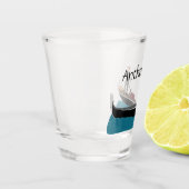 ヴェネツィア、イタリアのゴンドラとゴンドラの旅行テーマ ショットグラス (左)