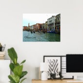 ヴェネツィア、イタリアのゴンドラは大運河のポスターに ポスター (ホームオフィス)